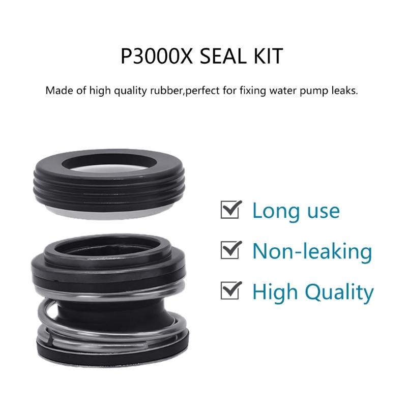 1 Set Pool Pump Seal Set Pool Pump Sealing Rings Swimming Pool Pump Accessories Rubber Texture for SP3000X Series