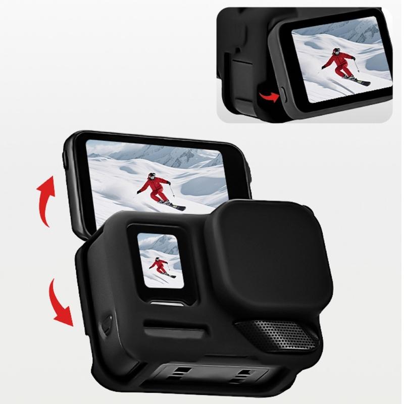 Dünne Schutzhülle für Pro2 Action-Kameras Präzise Passform Kratzfest Inklusive Abnehmbarer Riemen