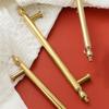 Beautiful Brass Cabinet Handle Light Luxury Long Handle New Drawer Pulls  Shoe Cabinet