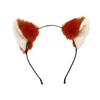 Furry Fox Ear Cosplay Hairhoop Anime Character Costume Halloween Headwear Women Roleplay Game Hairhoop Party Accessory