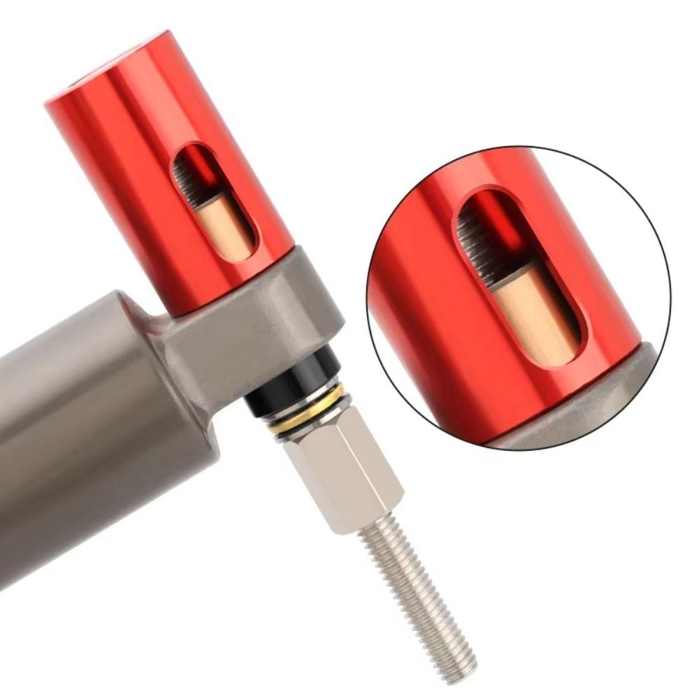 Visible Window Design Bicycle Rear Shock Durable Portable Bike Shock Absorbers Aluminum Alloy Modification DU Bushing Tool