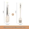 Extended Silicone Anti-Scald BBQ & Food Clip for Bread, Frying, and Steak