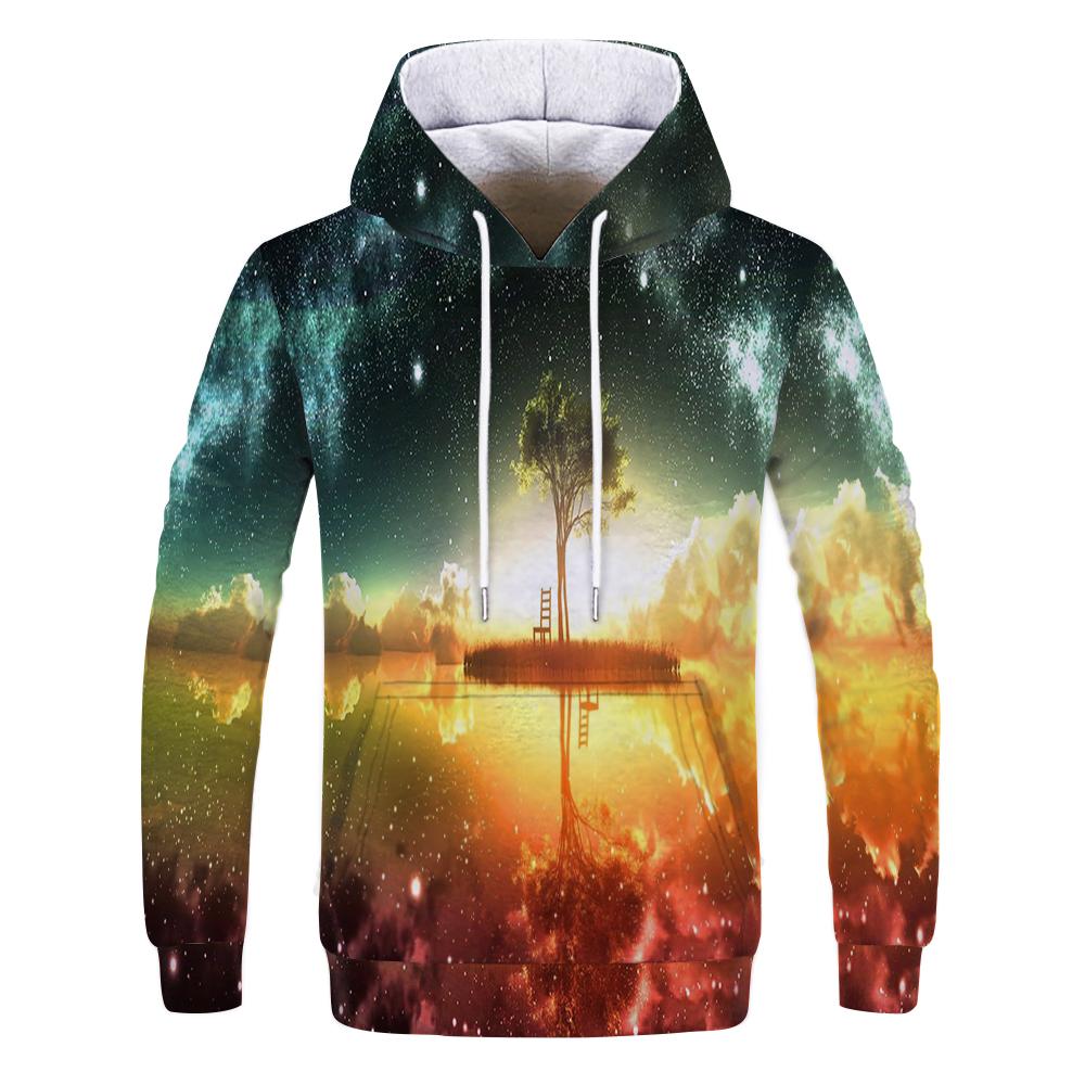 Felpa con cappuccio 3D da uomo 2020 birra stampa 3D moda casual giacca street pullover abbigliamento sportivo primaverile