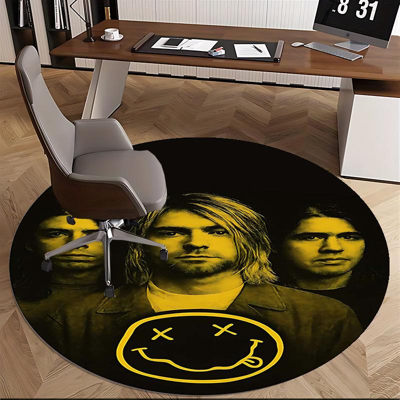 Nirvana Band,Kurt Cobain Chair mat