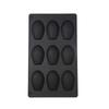 1/2Pcs  9 Cavity Madeline Mold Silicone Madeline Cookies Pan Nonstick Baking Pan for Make Madeleine Cookies Baking Tool