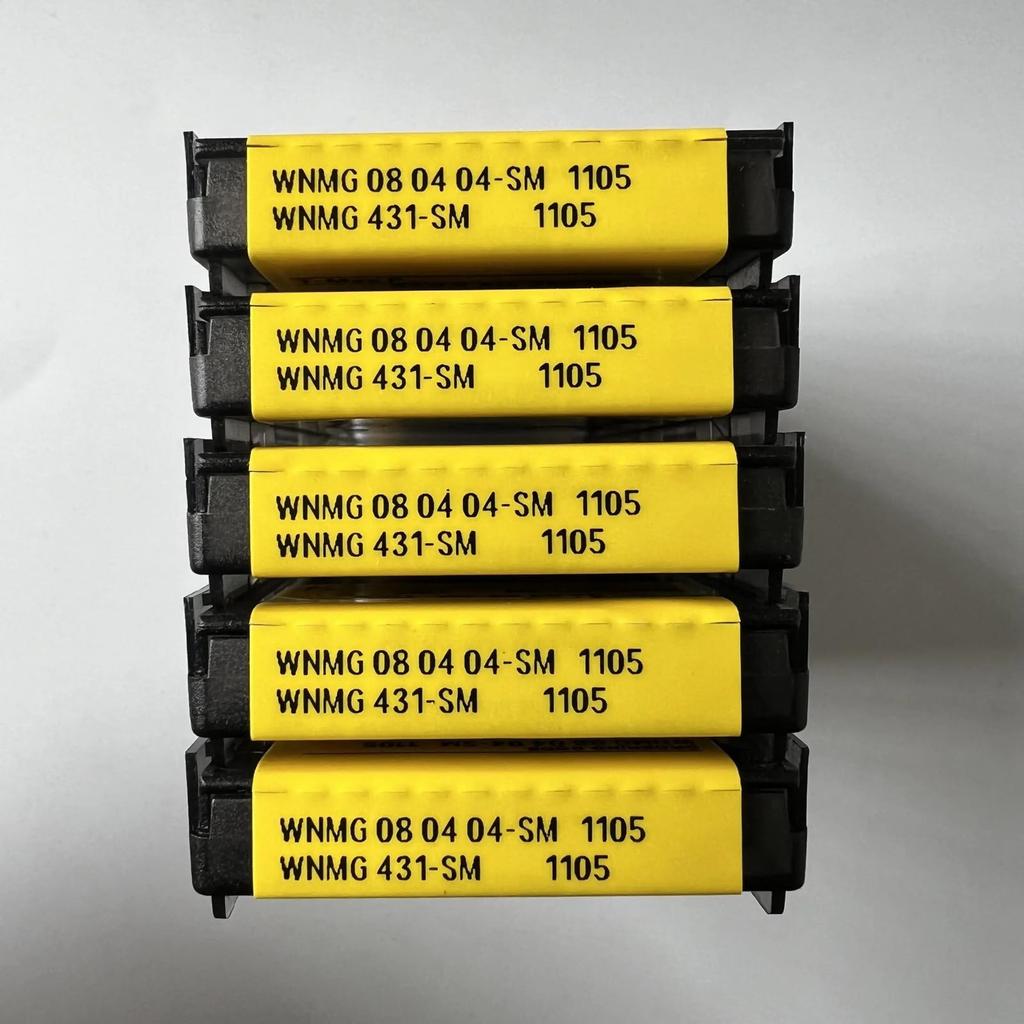 Original Sandvik / WNMG080404-SM 1105 /CNC Lathe Carbide Blade Tool 10 Pcs