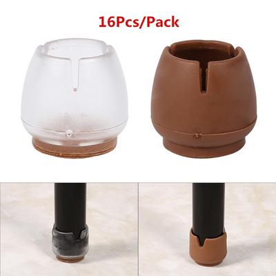 16Pcs Round Table Chair Leg Floor Feet Cover Protectors