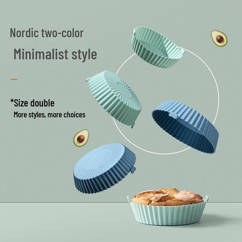 Kulatá silikonová podložka na pečení a grilovací podložka