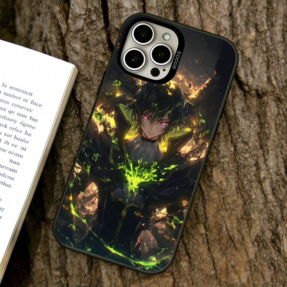 Code Geass Handyhülle Für iPhone 17,16,15,14,13,12,11 Plus,Pro Max,XS,Bunte Silberne Handyhülle Funda Cover
