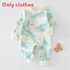 Baby Warm Fleece Baby Romper With Cartoon Animals Print Design For Winter And Autumn Newborns Baby Clothes