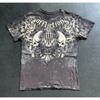 Summer European and American Men's New Gothic Skull Print Soft and Breathable Round Neck T-shirt Outdoor Street Top