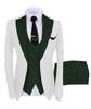 2025 European & American Men's Three-Piece Suit Set - Business, Banquet, or Groomsmen Attire