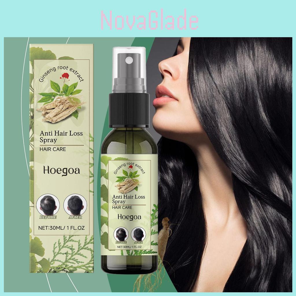 Hoegoa Ginseng Hair Care Spray Herbal Essence Nourishing Hydrating Smooth Shiny Treatment
