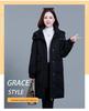 Women's Long Over-the-Knee Thickened Cotton Coat - 2025 Winter Collection