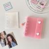 M5 Size Casual Korean Fashion Photo card Holder Sweet Candy Color Scrapbook Case for Notebook Student Supplies