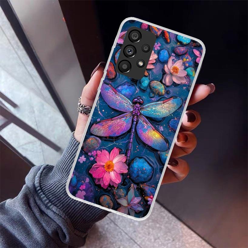 Beautiful Dragonfly Enthusiasts Phone Case For Samsung Galaxy A52 A51 A50S A32 A22 A12 A02S A72 A71 A31 A70 A30S Note 20 Ultra 1