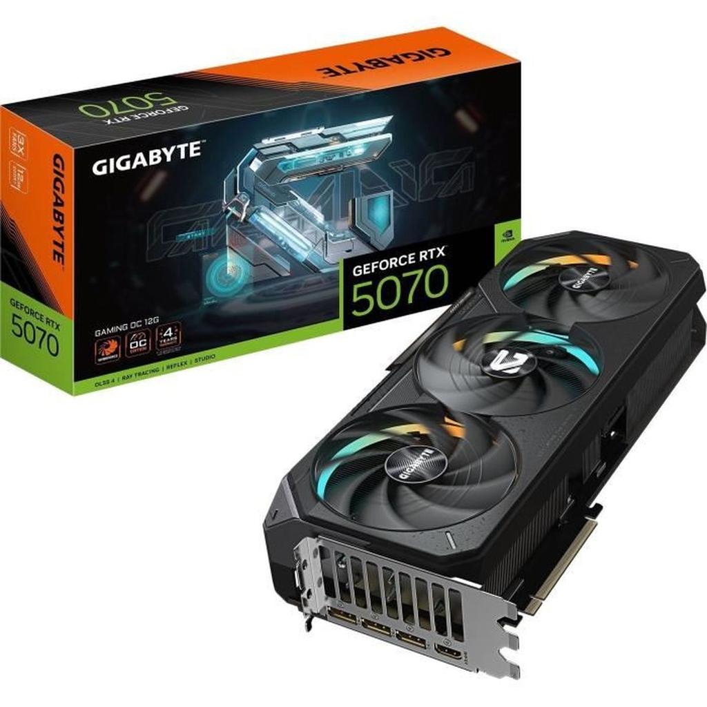 Internal Graphics Card - ASUS - Gigabyte GeForce RTX 5070 Ti - 16 GB GDDR7 - Gaming OC - PCI-Express