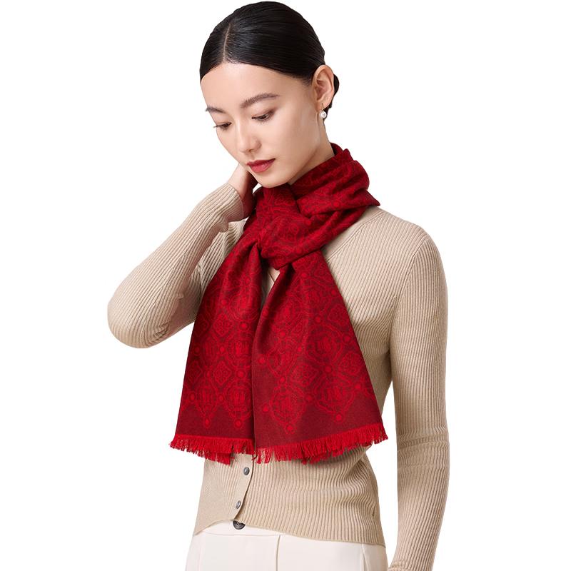 

Shanghai Story Women s Mulberry Silk Scarf 180x30cm (with fringe)