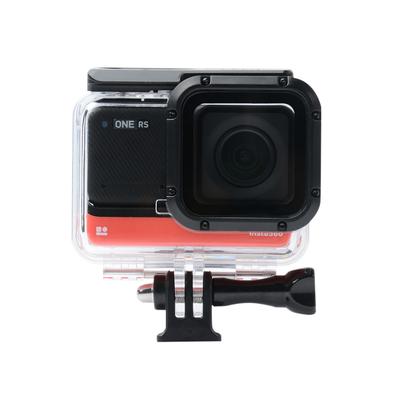 Boîtier de plongée protecteur Coque de protection étanche Accessoires de plongée transparents pour caméra d'action Insta360 One Rs 4k