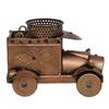 Vintage Car Design Pen Holder/Antique Metal Pen Holder/Pencil Holder/Vintage Desk Organiser, Gold