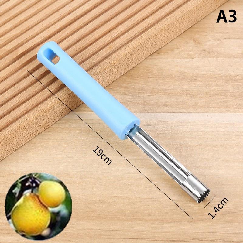 1 ks Nerezový odpeckovač ovoce Datle Třešně Hrušky Odpeckovač Odstraňovač Semínek Ovoce Kráječ Nůž Nástroje na Ovoce a Zeleninu