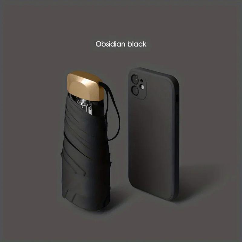 2026 New Mini Capsule Umbrella UV Protection UV Protection Small Pocket Rain Umbrella Ultra Light Dual Use Umbrella