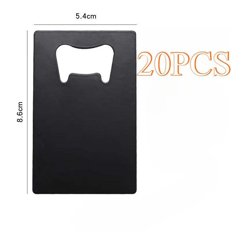 Wedding Gift Stainless Steel Card Shape Beer Bottle Opener For Wallet Pocket Bar Restaurant DIY Mini Anti-Rust Food Grade Favor