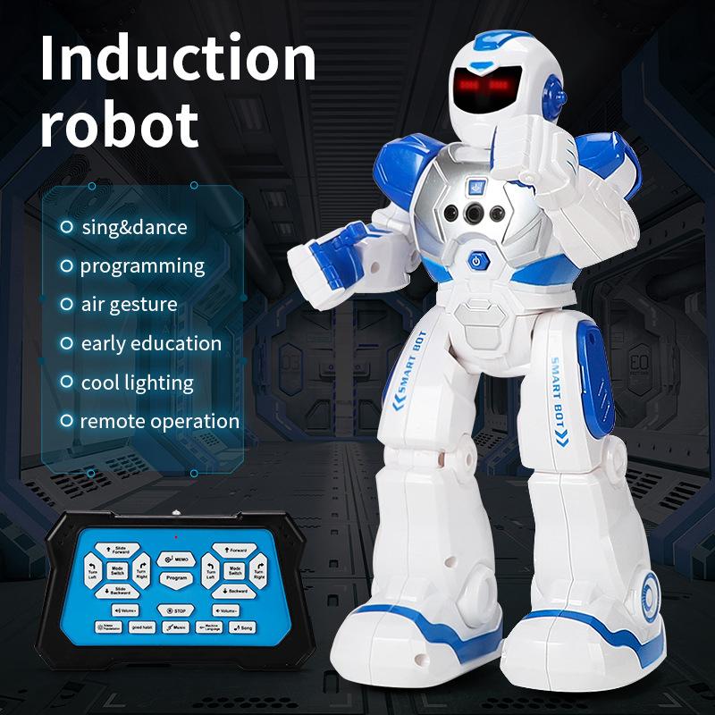 Inteligentní robot pro rané vzdělávání Mechanická válka Policie Elektrické zpívání Infračervené snímání Hračky Dálkové ovládání Dětská hračka