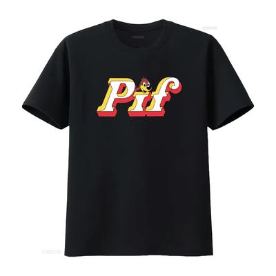 Men's Pif Gadget Active T Shirt Funny Logo Design Available In Sizes S To 5XL Vintage Washed Breathable Streetwear Stretched