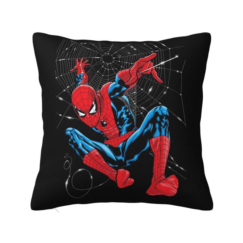 Custom Spiderman Superhero Cartoon Modern Pillow Cover Cushions Cover for Sofa