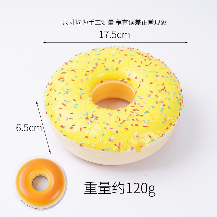 17CM Large Simulation Donuts Model Fake Cake Dessert Baking Shop Display Props Ornament Baby Shower Wedding Party Decor