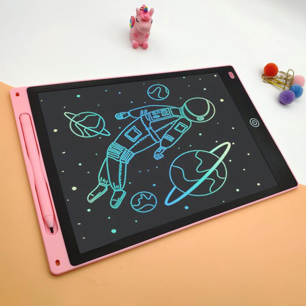 12 Inch LCD Smart Writing Tablet Electronic Drawing Doodle Board Art Colorful Handwriting Pad Gift For Kids Ultra-thin With Pen