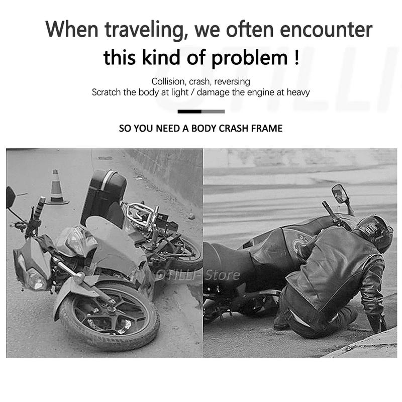 For Trident 660 2021-2022 For Trident660 Frame slider Crash Protector Fairing Guard Crash Pad Protection Motorcycle Accessoreis