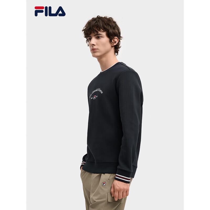 FILA Men s 2025 Winter Basic Pullover Sweatshirt XXL
