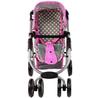 Puppenwagen Leantoys 2-in-1 Kinderwagen mit Tragetasche