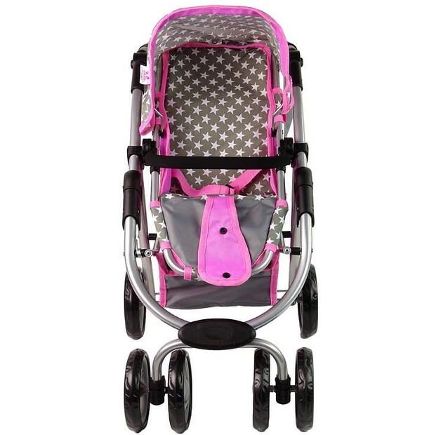 Puppenwagen Leantoys 2-in-1 Kinderwagen mit Tragetasche