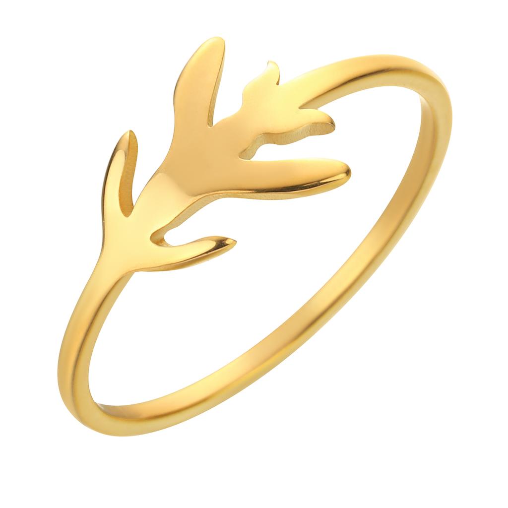 Kinitial Stainless Steel Scissors Egypt Eye of Ra Ghost Bee Gun Finger Knuckle Ring Women Wedding Party Jewelry Birthday Gift