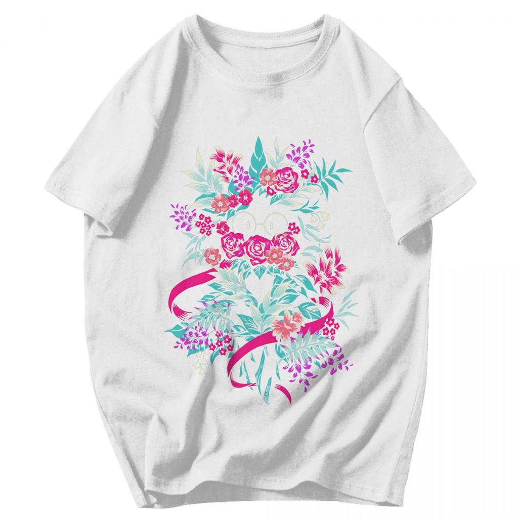 Men T Shirt Deltarune Flower Ralsei Gifts Y2K Graphic Short Sleeve Unisex Clothing T Shirts