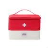 First Aid Bag Empty Emergency Set Organizer with Handle Supplies Pouch Medical Storage