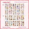 Cross-border Honey Glaze Retro Sticker Book - Cute Girl DIY Journal Material