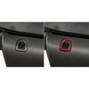 New Carbon Fiber Interior Door Lock P Cover Trim Sticker For Ford Mustang