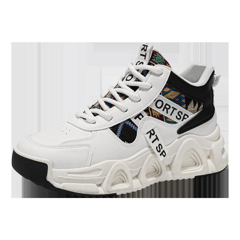 Men's Shoes Spring Trend Student Thick Soled Workwear Martin Boots Niche Original Sports Shoes High Top Dad Trendy Shoes