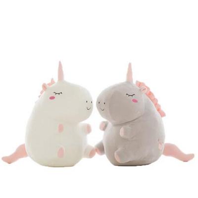 Grote Maat Eenhoorn Knuffel Dikke Eenhoorn Pop Schattig Dier Knuffel Zacht Kussen Baby Kinderspeelgoed Voor Meisje Verjaardag Kerstcadeau