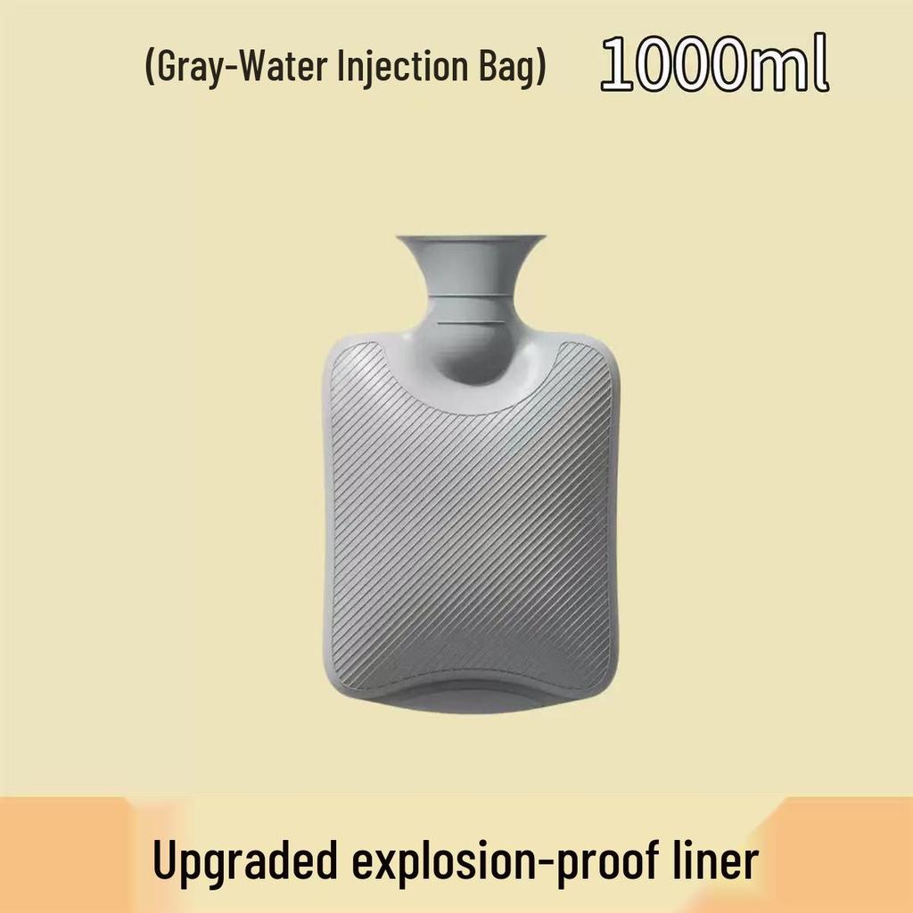 Thickened Explosion-Proof Hot Water Bottle – Warm Compress for Belly, Bed, Feet, and Hands.