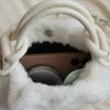 Autumn Women Top Handle Bag Fluffy Simple Stylish Commuter Crossboyd Shoulder Bag Comfortable and Versatile Texture Bucket Bag