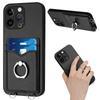 Card Holder Slots Ring Bracket Cover Phone Case For iPhone 12 12Pro 12ProMax 12Mini 11ProMax 11Pro XSMax XR XS 8Plus 7Plus SE 13Pro 14Pro 15Pro 16Pro