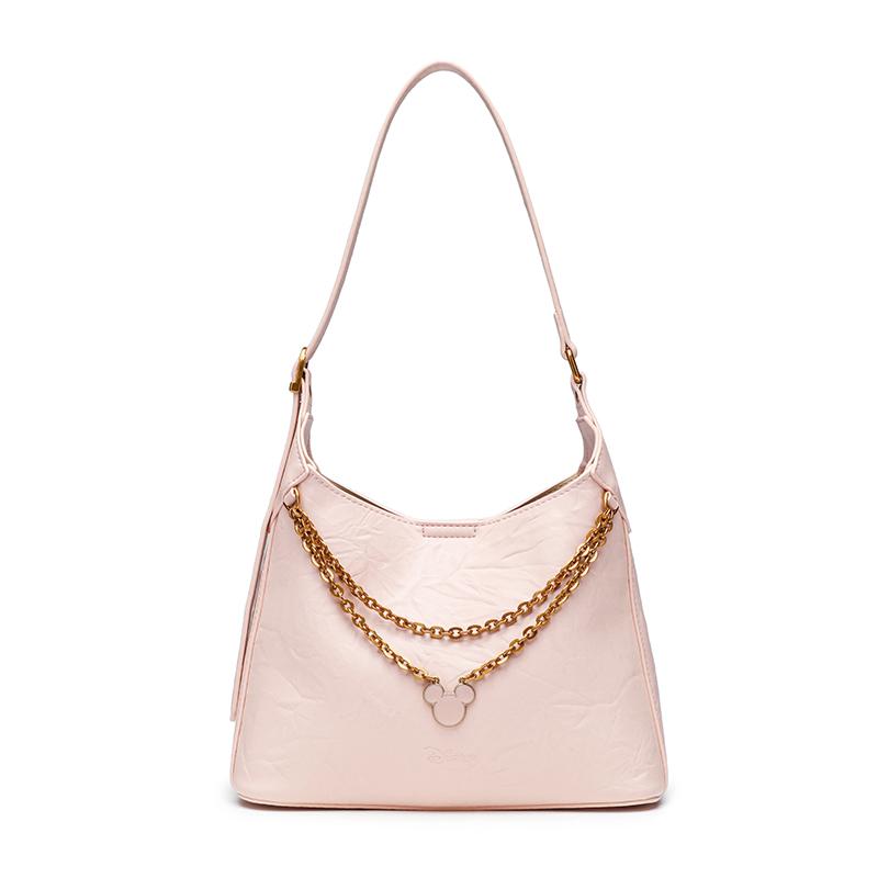 New Disney Mickey PU Combo Bag, Tote Bag, Shoulder Bag Regular Women's Princess Pink BMK-71438P