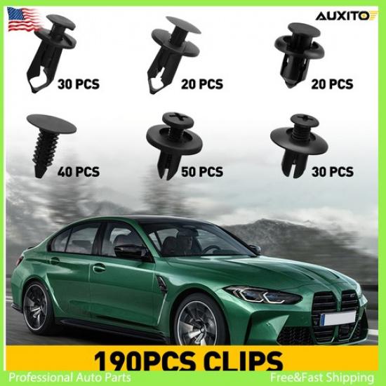 Accessories Trim Bumper Car Clip Push Rivet Panel Door Fastener Retainer  Kit
