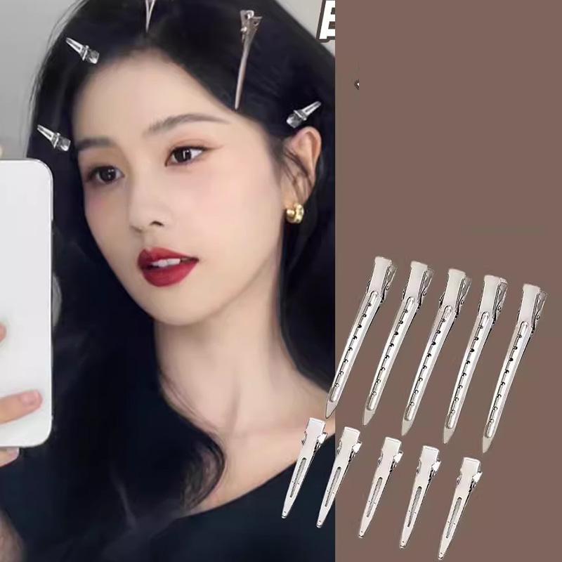 Lange Haarspangen für Frauen Mädchen Flauschiges Haar Make-up Pony Haarfixierwerkzeuge Haarnadeln Haarspangen Mode Haarschmuck