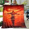 Role The Monkey King Printed Four Seasons Blanket Sofa Cover Travel Bed Plush Blanket Travel Office Break Blanket Birthday Gift